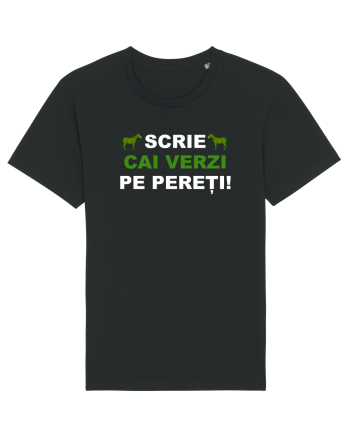 SCRIE CAI VERZI PE PERETI Black