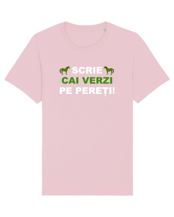 SCRIE CAI VERZI PE PERETI Cotton Pink