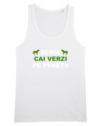 SCRIE CAI VERZI PE PERETI White