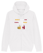 BEREA DUPA VIN E CHIN Hanorac cu fermoar Unisex Connector
