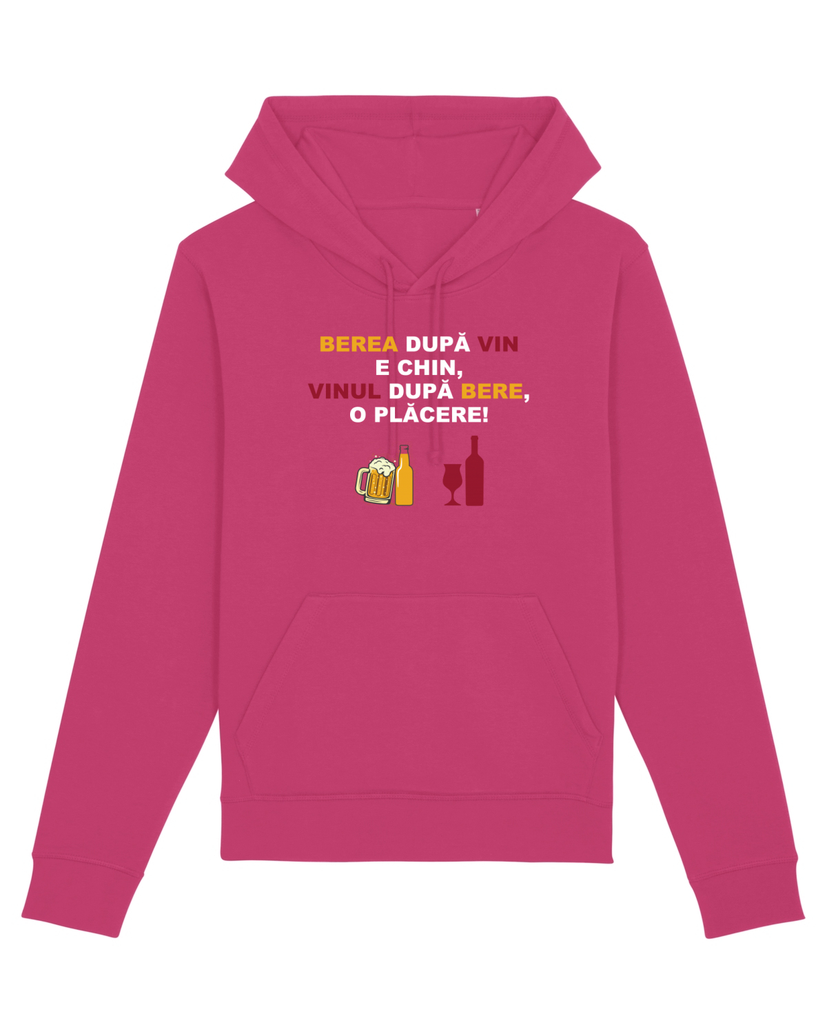 Hanorac Unisex Drummer Raspberry