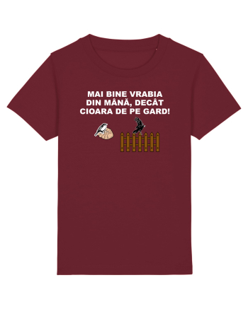 VRABIA DIN MANA Burgundy