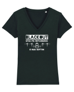 STAI PE INTUNERIC Tricou mânecă scurtă guler V Damă Evoker