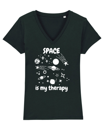 Space Is My Therapy Black