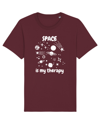 Space Is My Therapy Burgundy