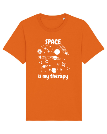 Space Is My Therapy Bright Orange