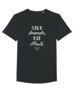 Save animals Tricou mânecă scurtă guler larg Bărbat Skater