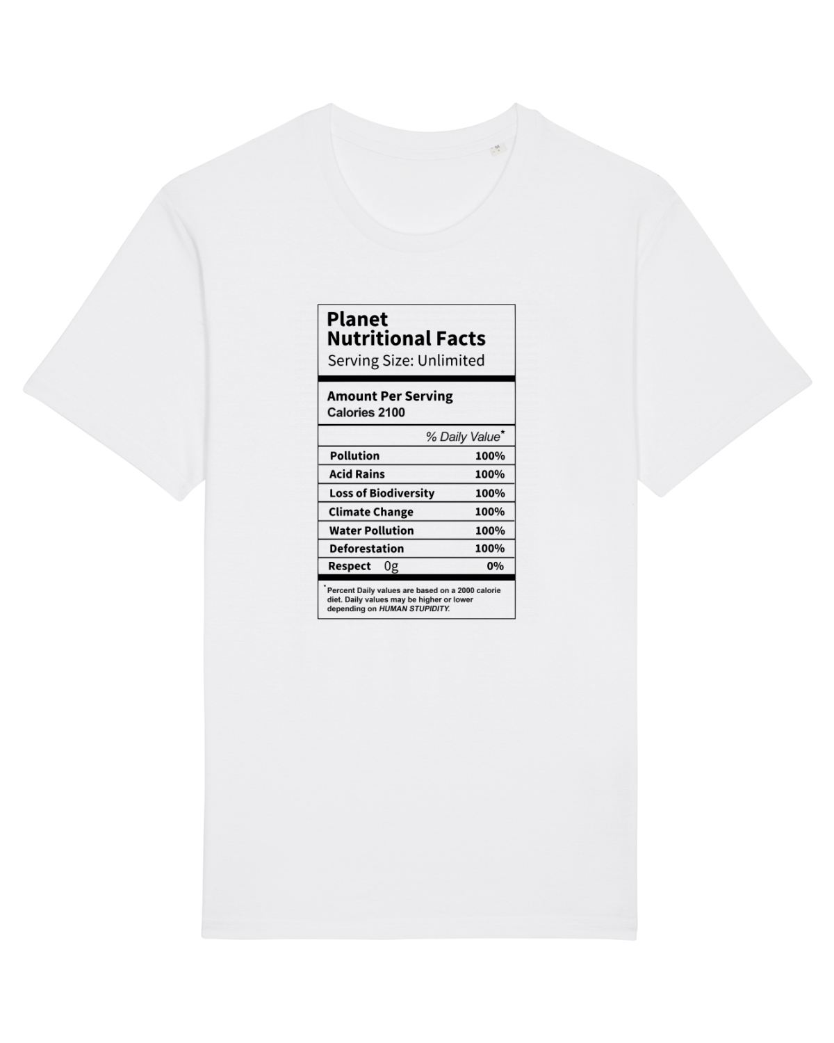 Tricou mânecă scurtă Unisex Rocker White