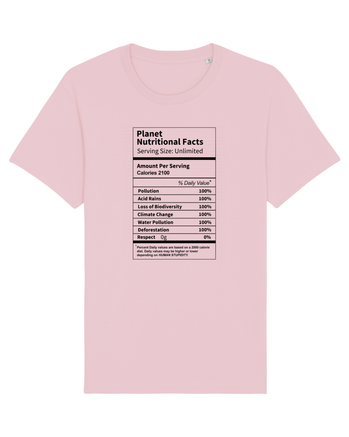 Tricou mânecă scurtă Unisex Rocker Cotton Pink