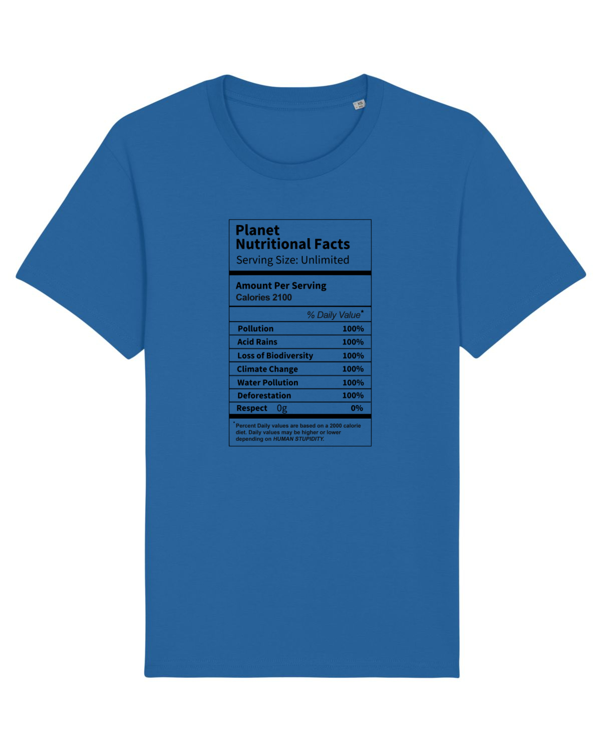 Tricou mânecă scurtă Unisex Rocker Royal Blue