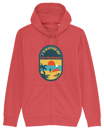 I'd Rather Be At The Beach  Carmine Red