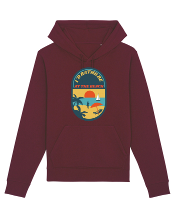 I'd Rather Be At The Beach  Burgundy