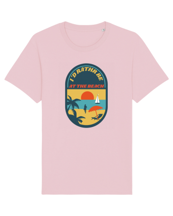I'd Rather Be At The Beach  Cotton Pink