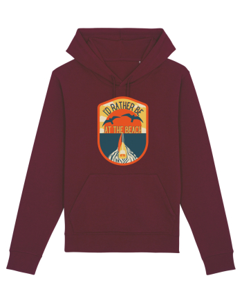 I'd Rather Be At The Beach  Burgundy