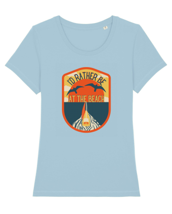 I'd Rather Be At The Beach  Sky Blue