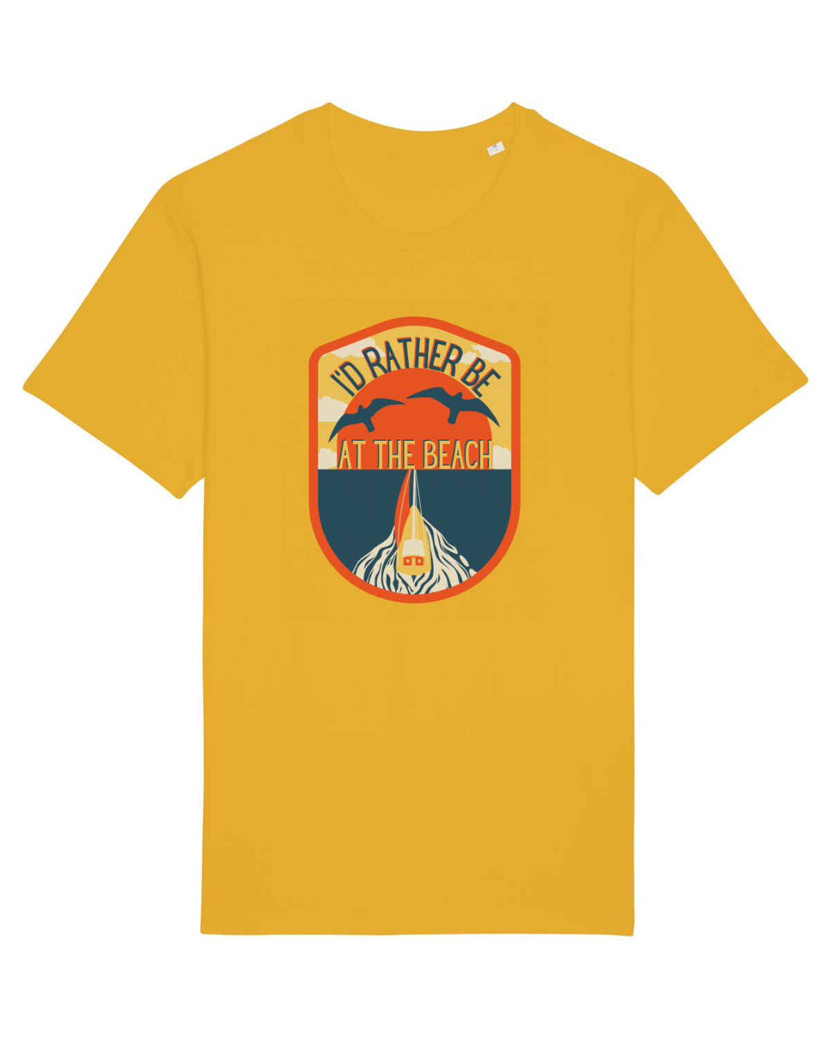 Tricou mânecă scurtă Unisex Rocker Spectra Yellow