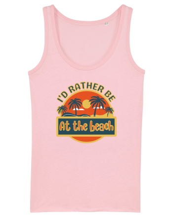 I'd Rather Be At The Beach  Cotton Pink