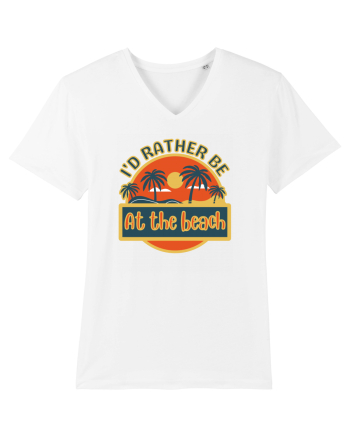 I'd Rather Be At The Beach  White