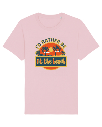 I'd Rather Be At The Beach  Cotton Pink