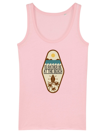 I'd Rather Be At The Beach  Cotton Pink