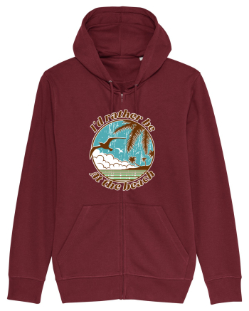 I'd Rather Be At The Beach  Burgundy
