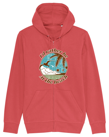 I'd Rather Be At The Beach  Carmine Red