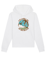 I'd Rather Be At The Beach  Hanorac Unisex Drummer