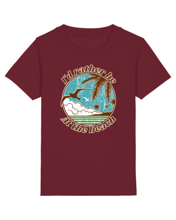 I'd Rather Be At The Beach  Burgundy