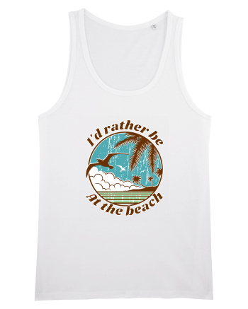 I'd Rather Be At The Beach  White