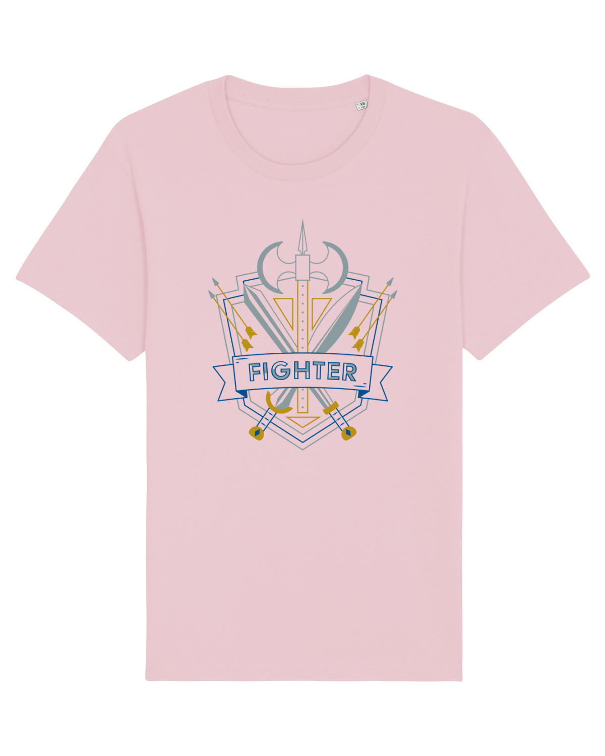 Tricou mânecă scurtă Unisex Rocker Cotton Pink