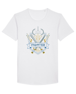 Neon FIGHTER Tricou mânecă scurtă guler larg Bărbat Skater