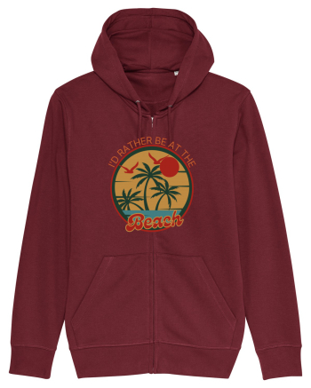 I'd Rather Be At The Beach  Burgundy