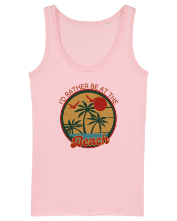 I'd Rather Be At The Beach  Cotton Pink