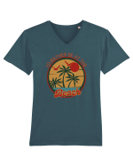 I'd Rather Be At The Beach  Tricou mânecă scurtă guler V Bărbat Presenter