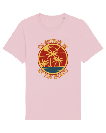 I'd Rather Be At The Beach  Cotton Pink