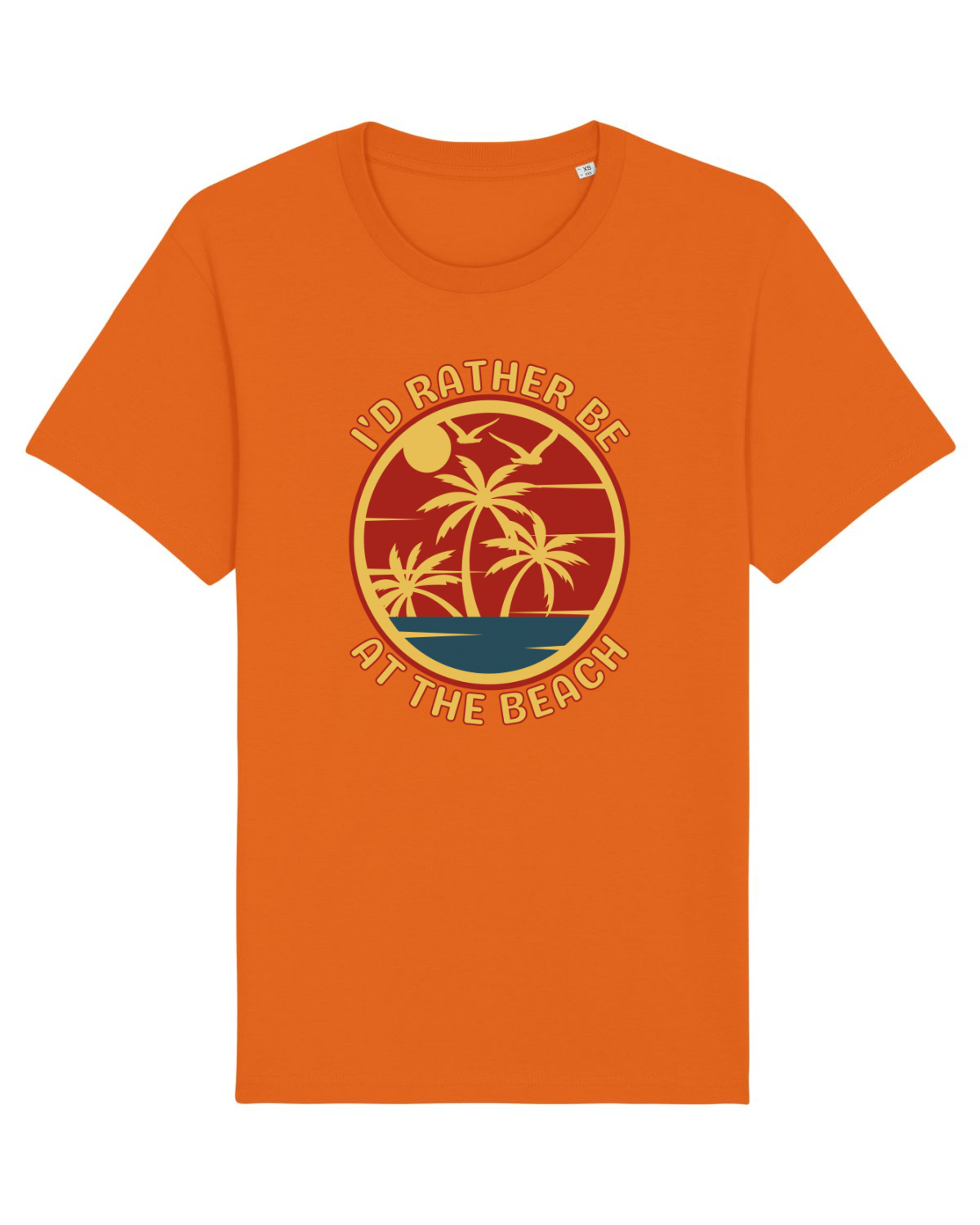Tricou mânecă scurtă Unisex Rocker Bright Orange