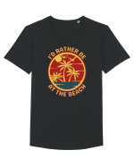 I'd Rather Be At The Beach  Tricou mânecă scurtă guler larg Bărbat Skater