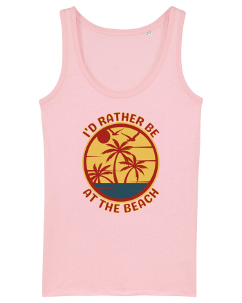I'd Rather Be At The Beach  Cotton Pink