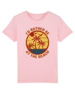 I'd Rather Be At The Beach  Tricou mânecă scurtă  Copii Mini Creator