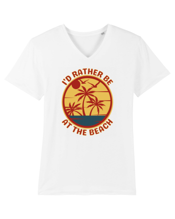 I'd Rather Be At The Beach  White