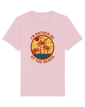 I'd Rather Be At The Beach  Cotton Pink