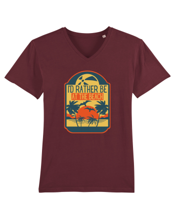 I'd Rather Be At The Beach  Burgundy