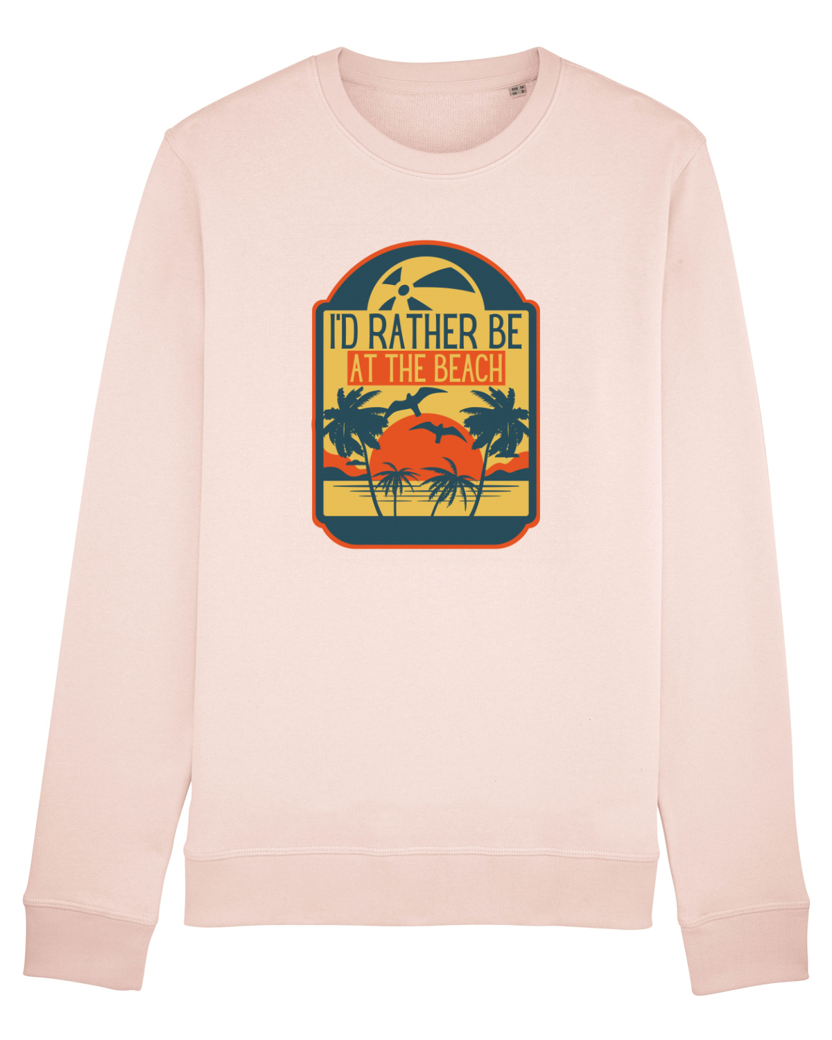 Bluză mânecă lungă Unisex Rise Candy Pink