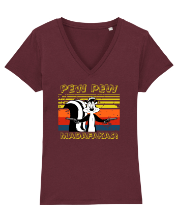 Pew Pew Pepe le Pew Madafakas Burgundy