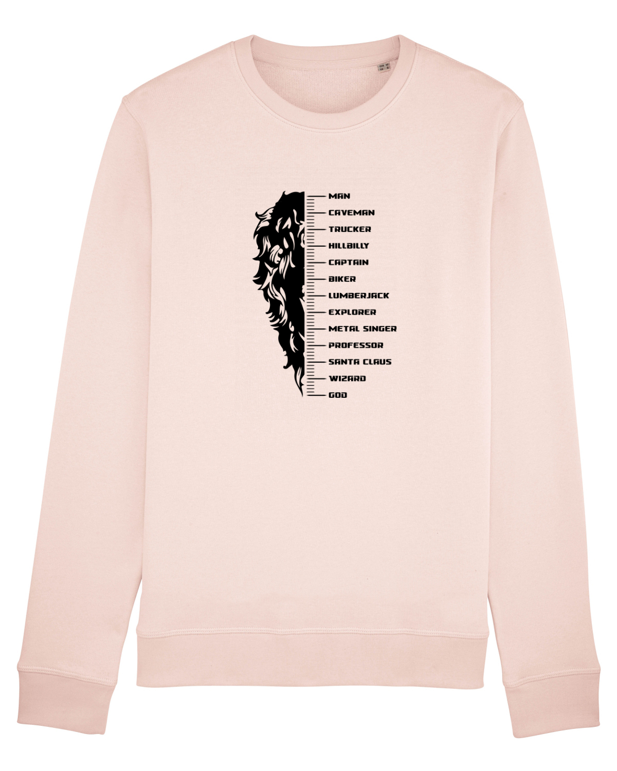 Bluză mânecă lungă Unisex Rise Candy Pink