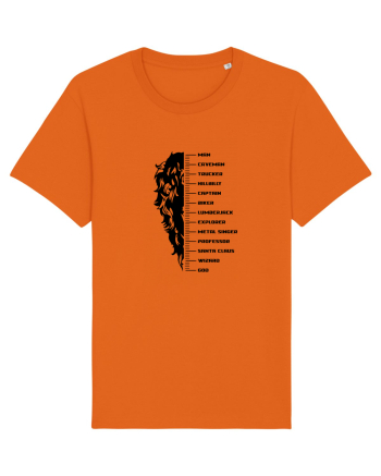 Beard Ruler Bright Orange