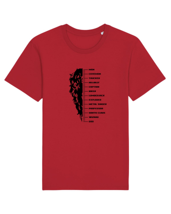 Beard Ruler Red