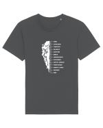 Bear Ruler White Tricou mânecă scurtă Unisex Rocker