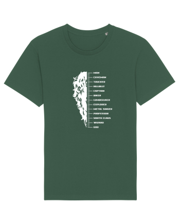 Bear Ruler White Bottle Green
