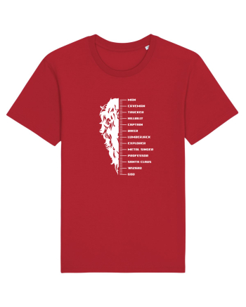 Bear Ruler White Red